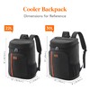 Lifewit 30 Cans Backpack Cooler Waterproof Insulated Soft Lunch Cooler