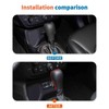 JeCar Center Console Gear Shift Shifter Knob Cover Trim for