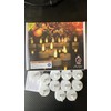 ENERJARY LED Tea Light Candles with Timer Flickering Flame 12pcs