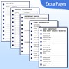 Forvencer Password Book with Individual Alphabetical Tabs, 4" x 5.5"