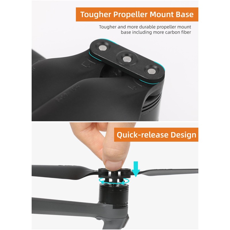 YYFRIEND 4 PCS Noise Reducer Blade Propeller for Mavic 3