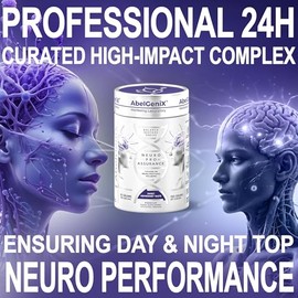 ABELGENIX Neuro Pro Assurance® – Professional 24H Total Neuro-Emotional Enhancer | Performance, Balance, Recovery | High-Impact Natural Complex | Ultra-Strength | Instant | Flexible Use | Made in Germany | 150g