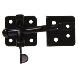 The Hillman Group 852688 Self-Adjusting Gate Latch, Black Finish