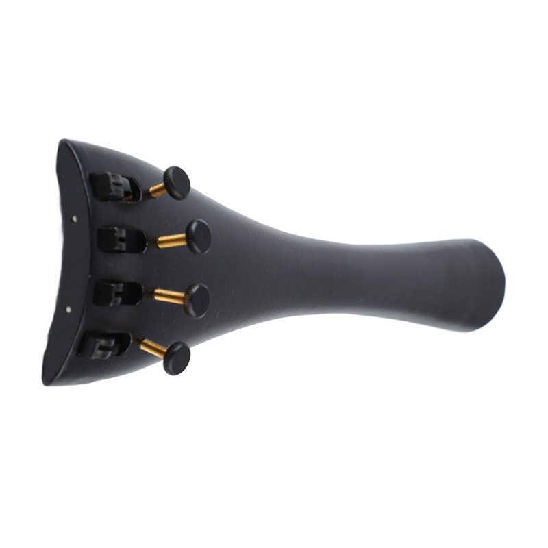 Cello Tailpiece with 4 Fine Tuners Adjustable Black Musical Instrument