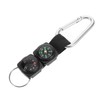 Kisangel Keychain Compass Thermometer Hiking Survival Tool Mini Compass for