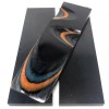 Maker Material Supply DymaLux "AQUA FIRE"- Laminated Wood Knife Handle Scales- 1/4" x 1.5" x 5"