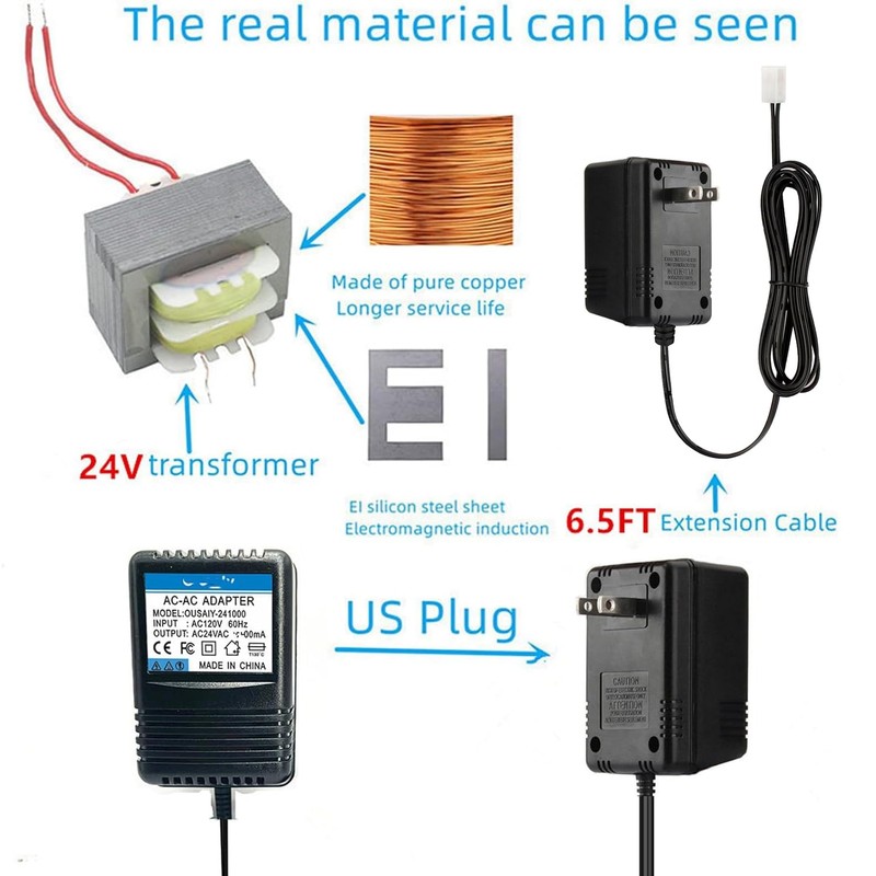 HUZUM 24V AC Adapter Compatible with Orbit Sprinkler System 57040