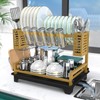 B-Land Dish Drying Rack, 2 Tier Dish Racks for Kitchen