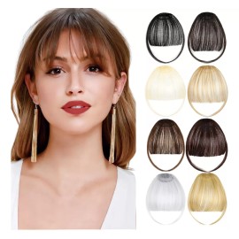 Felendy Flequillo Con Flecos Patillas Postizos Sintéticos Con Clip