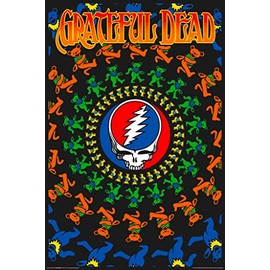 Studio B Grateful Dead - Non-Flocked Blacklight Poster 24 x 36,24 x 36 Paper