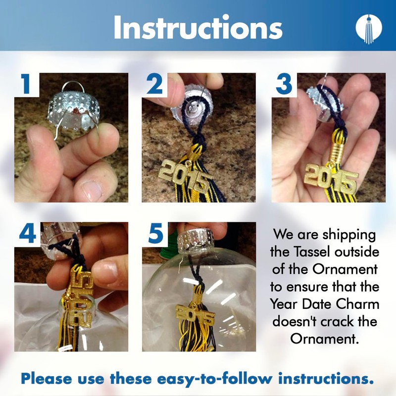 Tassel Depot Graduation Ornament - Every Fraternity and Sorority Colors