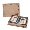 WOODBULL Premium Aluminum Polished Bear Claw Set Meat Shredder, Meat
