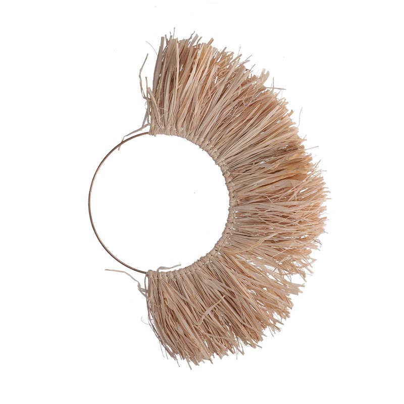 Raffia Wall Decoration Entrance Living Room Dining Room Sofa Background
