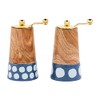 Mud Pie Dot Enamel S P Grinder Set; 5" X