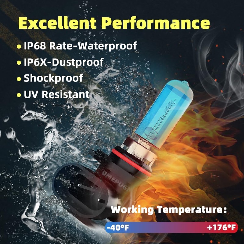 DMEPUGI Compatible With Buick Encore 2013-2020 halogen headlight Bulbs, 9005/HB3/H10