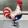 Resin Roosters Ornaments Chicken Statue Independence Day Decoration Patriotic Ornament