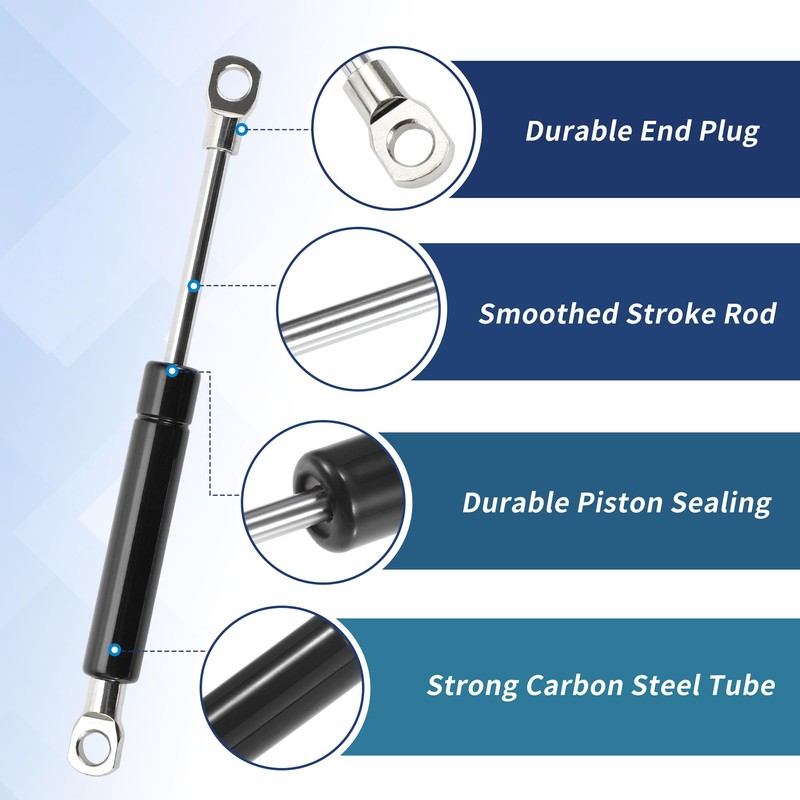 ARISELIFT 7 Inch 35Ib/160N/16kg Gas Springs, 7" Gas Struts Hydraulic