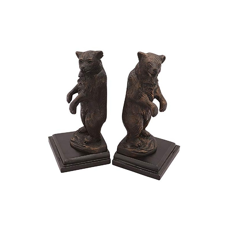 SPI Home Growling Bear Bookends Pair - Perfect for Any