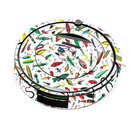 MightySkins Skin Compatible with iRobot Roomba 690 Robot Vacuum - Bright Lures | Protective, Durable, and Unique Vinyl Decal wrap Cover | Easy to Apply, Remove, and Change Styles | Made in The USA