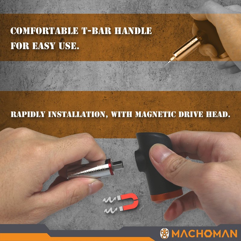MACHOMAN TQS006-MC4 Fixed Torque Sleeve Tool Kit 6 Pieces (4Nm)
