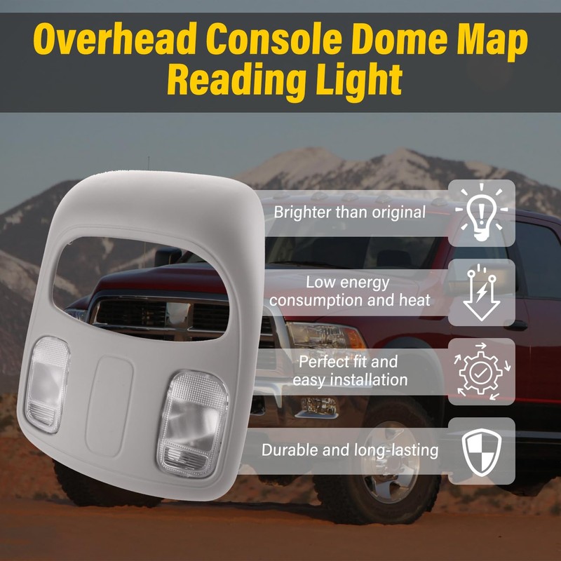 Overhead Console Dome Light Roof Halogen Map Reading Light Lamp