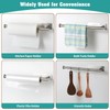 theaoo Under Cabinet Paper Towel Holder for Kitchen, Adhesive Paper