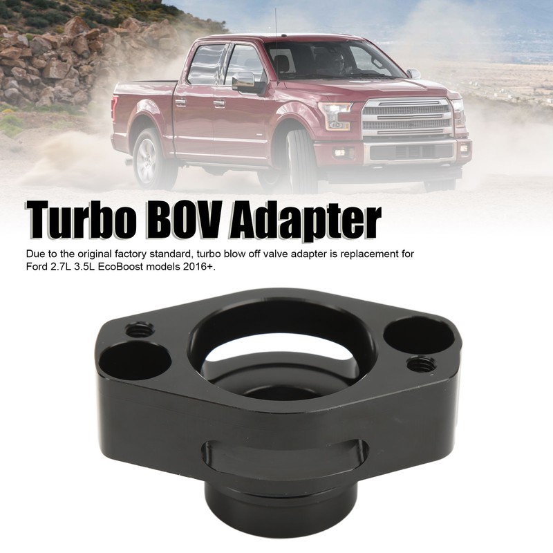 Turbo Blow Off Valve Adapter CNC Aluminum Replacement for Ford