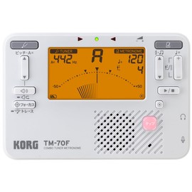 KORG Tuner Metronome TM-70F WH White Made in Japan Brass Band Orchestra