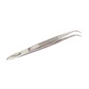 SE 3.5" Stainless Steel Curved Splinter Tweezers - 517TW