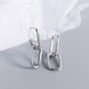 JOVALA Gold/Silver Link Chain Earrings Hoop for Women Teen Girls