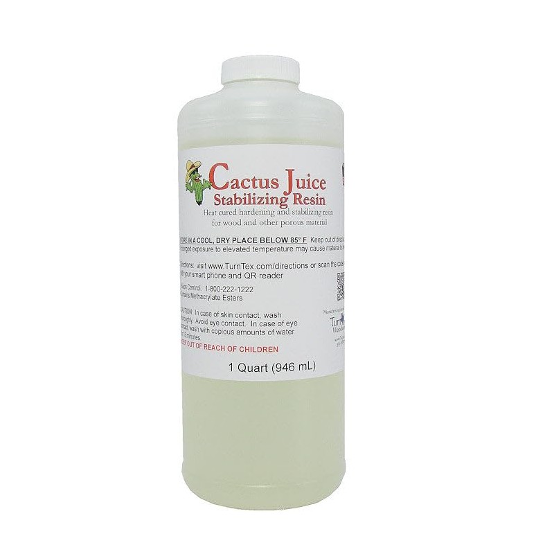 BVV Cactus Juice Stabilizing Resin for Woodworking - Cures &
