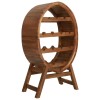 Solid Acacia Wood Wine Rack 13 Bottle Capacity Display Stand