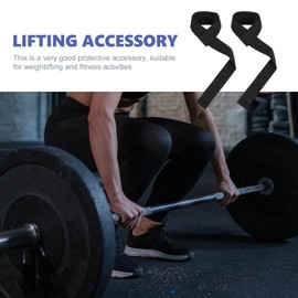 Outanaya 2Pcs Professional Wrist Strap Breathable Fitness Gym Strap for Weightlifting Convenient and Wear Resistant Training Accessory for Strengthening Forearm and Hand Grip