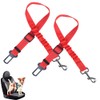 JVHLOV 33.07 inches, Pack of 2 Dog Seat Belts, Dog