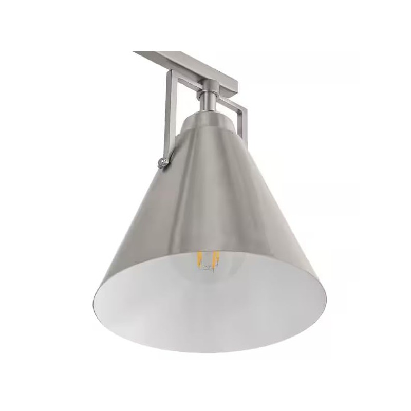 Ceybo 4 Light Brushed Nickel Bathroom Vanity Light Fixture for