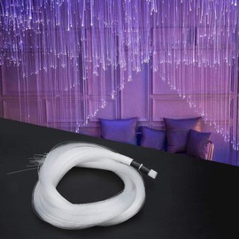 Fibre Optic Light, Large Toughness Star Sky Ceiling Light, Fibre Optic Cable Light, 12 V PMMA Sky Ceiling, 150 Pieces x 0.75 x 2 m