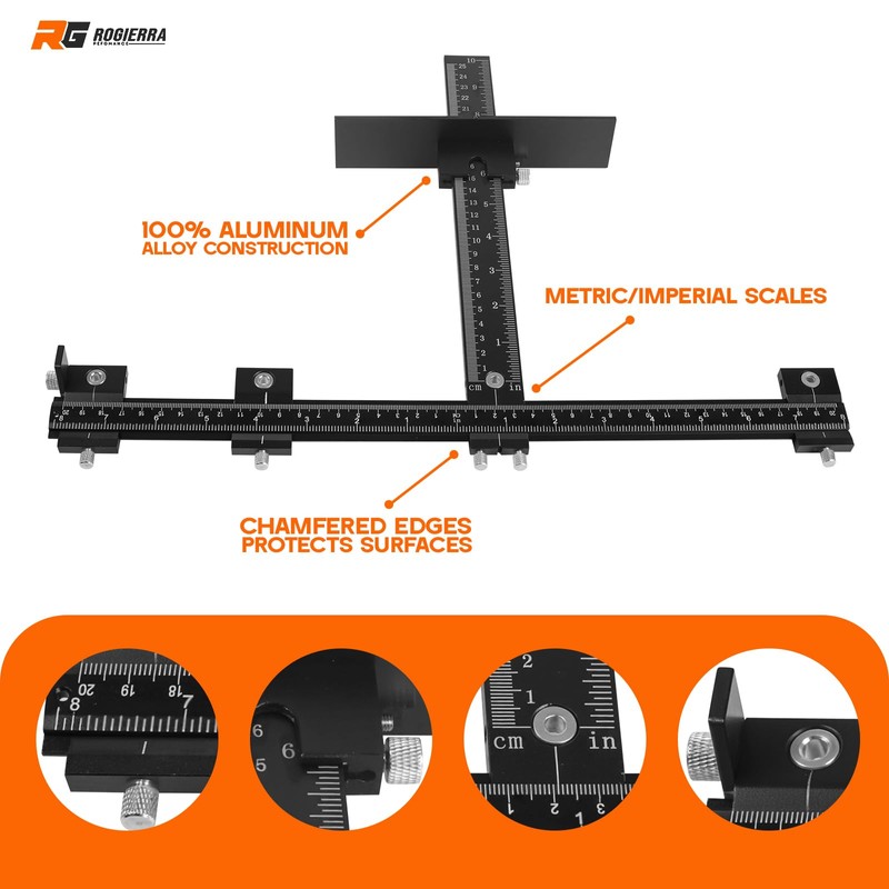 Cabinet Hardware Jig - Aluminum Alloy Drill Guide Template for