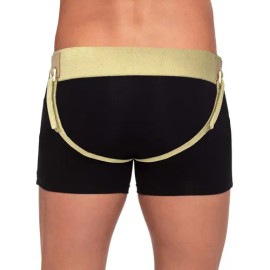 Medway Faja para Hernia Inguinal Bilateral para Hombre | Soporte Ortopédico de Ingle con Almohadillas | Compresión Ajustable para Alivio y Recuperació