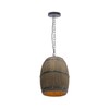 DDBESSIC Antique Wine Barrel Pendant Light Wood Bar Cafe Lights