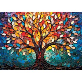 AveJoys Jigsaw Puzzles for Adults 1000 Piece Tree of Life 27.56 x 19.69 Inch Jigsaw Puzzle for Adults Educational Game 1000 Pieces Puzzles for Adult