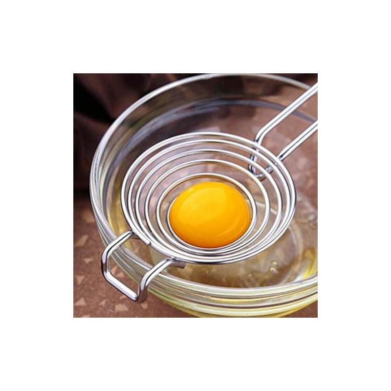 Silver Egg Separator, Yolk White Separator Tool, Food Grade Stainless
