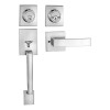 Manilla Reversible Monomando Satinado Banna Para Puerta Entrada 35-45mm