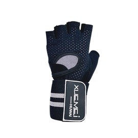 ANJMEICH Sports Fitness Gloves Yoga Exercise Gloves (Black, L)