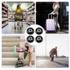 MAEZOE 4-Pack Luggage Suitcase Replacement Wheels, 50mm x 18mm Rubber