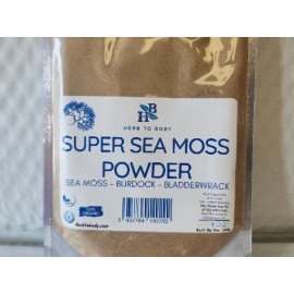 Herb To Body All Natural  SUPER Sea Moss powder 4 Oz Bag, From Peru, Best By Dec. 2026 NIB