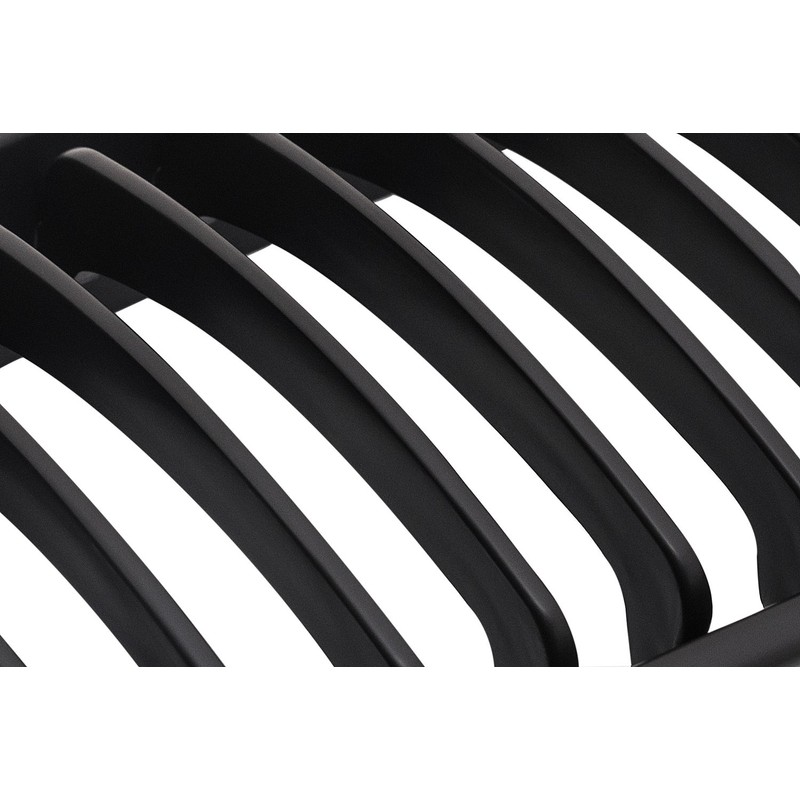 Radiator Sport Front Ribbed Grill Black Matt Registration Free Set