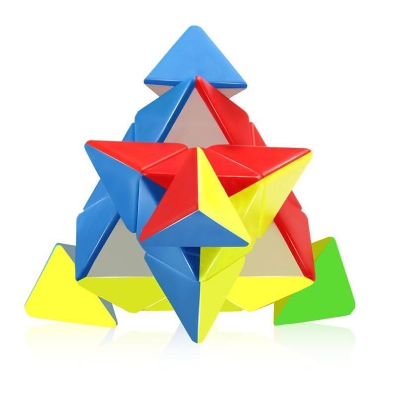 Kancharo Weird Turf Cube [With Convenient Storage Pouch] (Stickerless, Pyraminx)