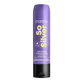 Matrix So Silver Acondicionador | Acondicionador pigmentado morado proporciona brillo e hidratación |So Silver para rubios Matrix 300 ml