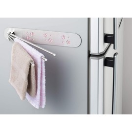 Yoshikawa 1306137 Stainless Steel Dish Cloth, Cherry Blossom, Silver