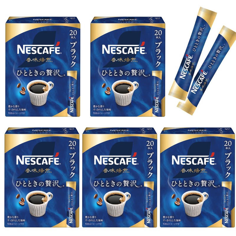 Nescafe Flavor Roasting Stick, Black, 100P, Box, Regular Soluble Coffee,